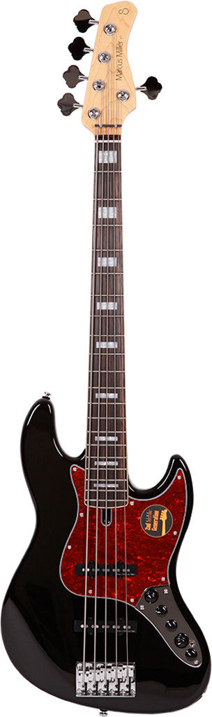 Marcus Miller Bajo de 5 Cuerdas V7 Alder-5 (2nd Gen) Blk Black