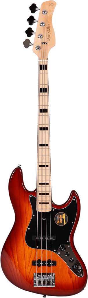 Marcus Miller Bajo de 4 Cuerdas V7 Vintage Swamp Ash-4 (2nd Gen) Ts Tobacco Sunburst