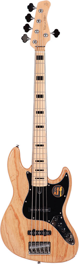 Marcus Miller Bajo de 5 Cuerdas V7 Vintage Swamp Ash-5 (2nd Gen) Nat Natural