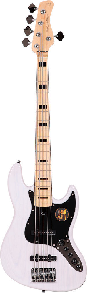 Marcus Miller Bajo de 5 Cuerdas V7 Vintage Swamp Ash-5 (2nd Gen) Wb White Blonde