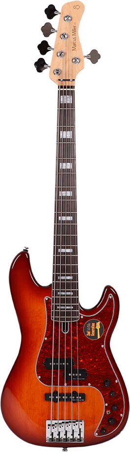 Marcus Miller Bajo de 5 Cuerdas P7 Alder-5 (2nd Gen) Ts Tobacco Sunburst