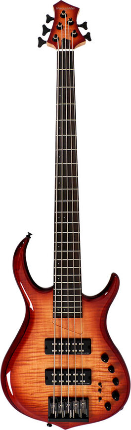 Marcus Miller Bajo sin Trastes M7 Alder-5 Fretless (2nd Gen) Brs Brown Sunburst