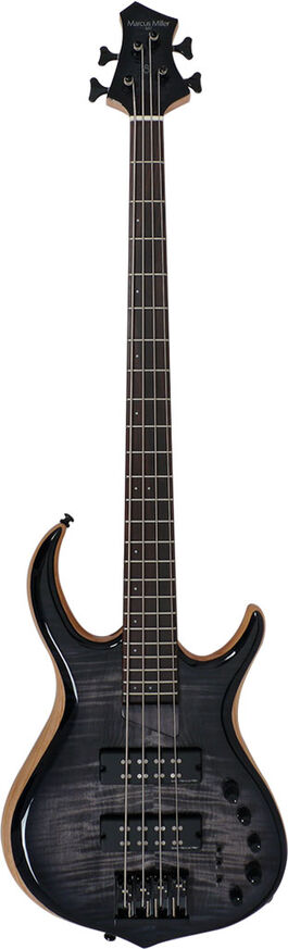 Marcus Miller Bajo sin Trastes M7 Swamp Ash-4 Fretless (2nd Gen) Tbk Trans Black