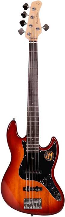 Marcus Miller Bajo de 5 Cuerdas v3-5 (2nd Gen) Ts Tobacco Sunburst