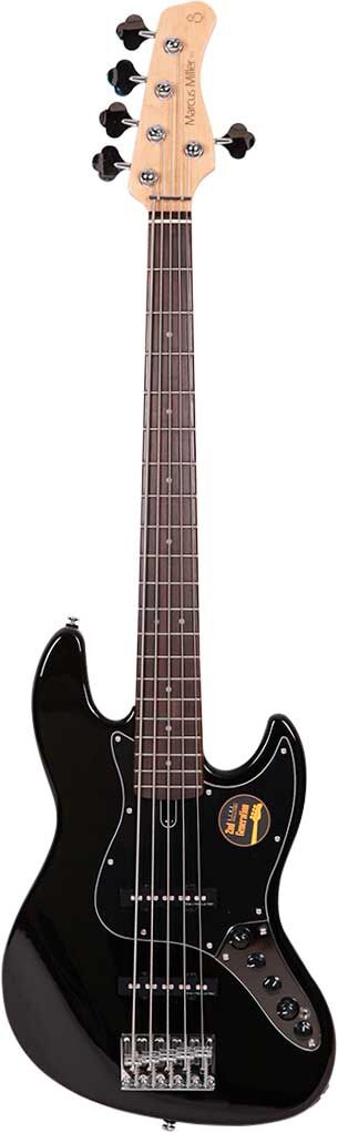 Marcus Miller Bajo de 5 Cuerdas v3-5 (2nd Gen) Blk Black