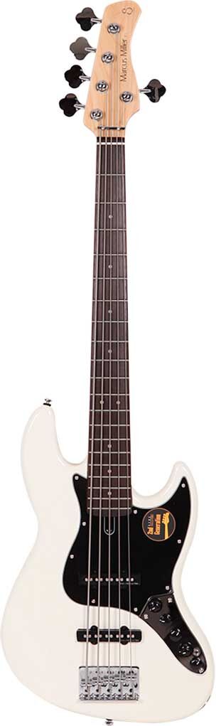 Marcus Miller Bajo de 5 Cuerdas v3-5 (2nd Gen) Awh Antique White