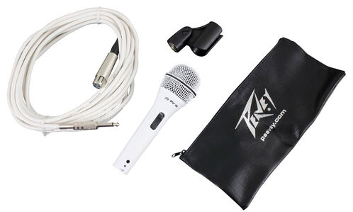 Peavey Micrfono Dinmico de Mano Pvi 2w White Microphone   1/4  Cable