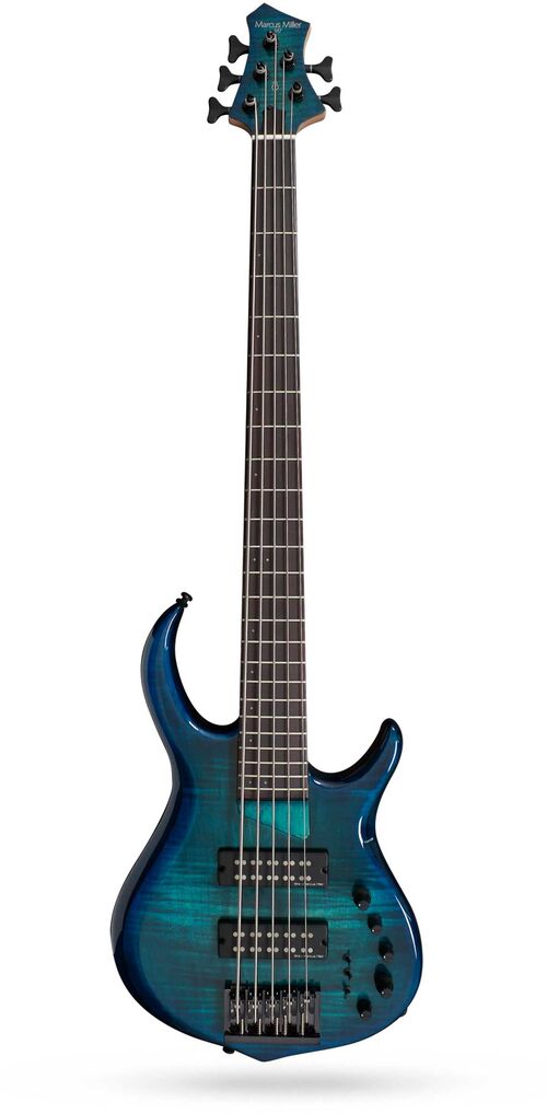 Marcus Miller Bajo de 5 Cuerdas M7 Alder-5 (2nd Gen) Tbl Trans Blue