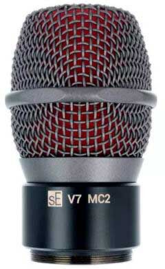 SE Electronics Micrófono de Condensador Membrana Pequeñav7 Mc2 Sennheiser Negra