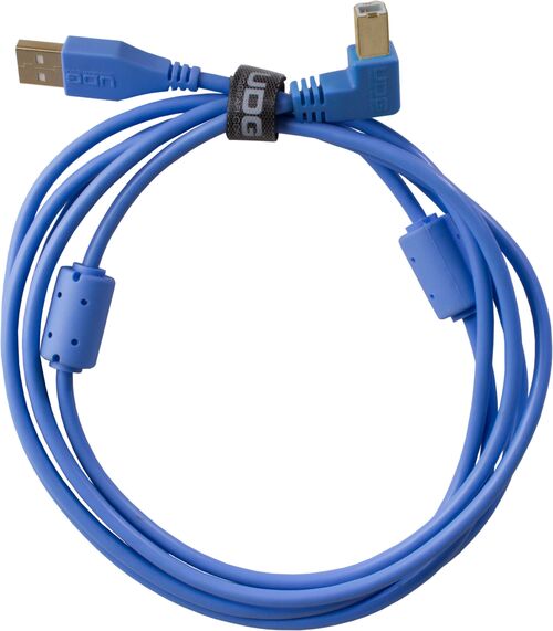 UDG Cable Usb U95004lb - Ultimate Audio Cable Usb 2.0 A-B Blue Angled 1m