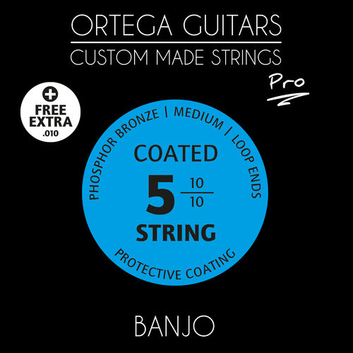 Ortega Juego de Cuerdas para Banjo Bjp-5
