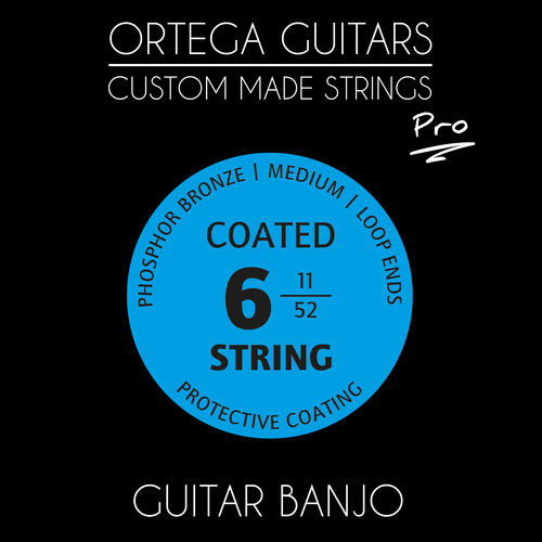 Ortega Juego de Cuerdas para Banjo Gbjp-6