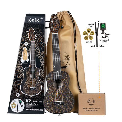 Keiki Ukelele Electrificado Soprano K2ss-Okc