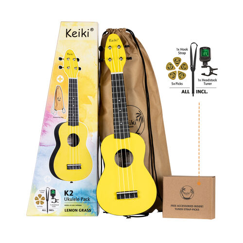 Keiki Ukelele Electrificado Soprano K2-Lgr