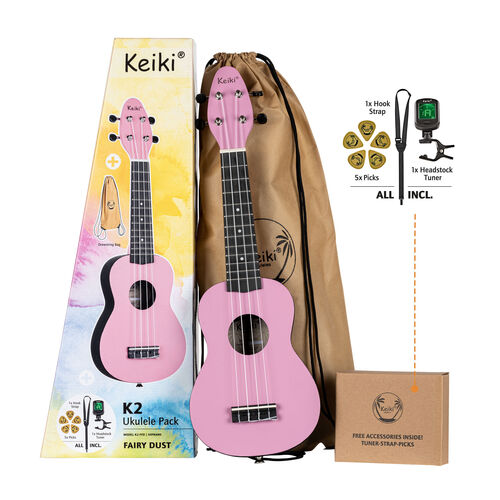 Keiki Ukelele Electrificado Soprano K2-Fyd