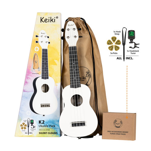 Keiki Ukelele Electrificado Soprano K2-Scl