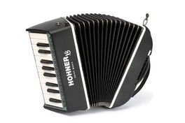 Acordeon de Piano Cromatico  Xs Adult Grey/White W. Gigbag Hohner