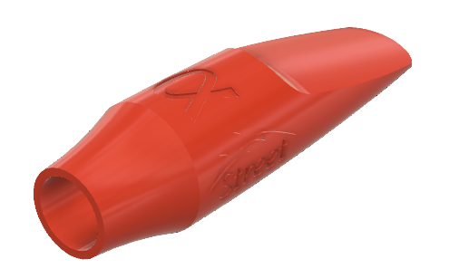 Boquilla Auls Para Saxo Alto Pro Street A5 Rojo