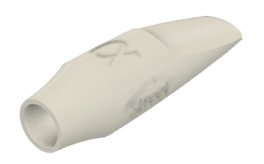 Boquilla Aulós Para Saxo Alto Pro Street A5 Blanco