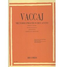 Vaccai Metodo Pratico DI Canto y Disco Compacto Sop/ten Didáctica
