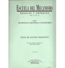 Santos Escuela del Mecanismo Opus 11, 12 y 13 Didáctica