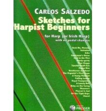 Salzedo Sketches For Harpist Beginners Didáctica