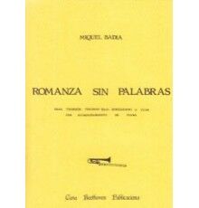 Romanza sin Palabras para Trombón y Pian