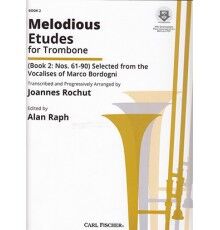 Melodious Etudes for Trombone Book II +