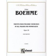 Boehme Twenty Four Melodic Exercises Opus 20 Didáctica