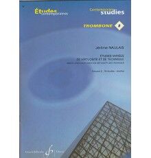 Naulais Etudes Variées Virtuosité Technique 3 Didáctica