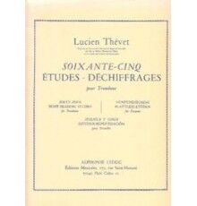 Thévet Soixante Cinq Etudes y Déchiffrages Didáctica