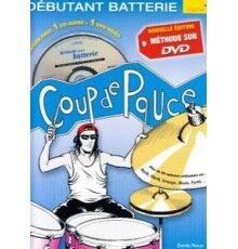 Roux Coup de Pouce Volumen 1 y Disco Compacto y Disco de Vídeo Digital Batterie Didáctica