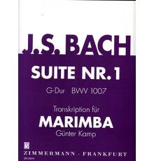 Suite Nº 1 G-Dur BWV 1007 für Marimba Suite Nº 1 G-Dur BWV 1007 für Marimba