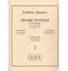 Macarez Snare System y 20 Études Volumen 1 Didáctica