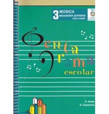 Pentagrama Escolar Ciclo Medio 3 + CD