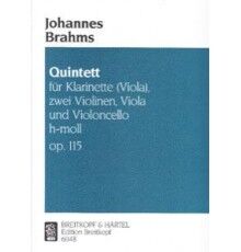 Quintet für Klarinette H-Moll Op. 115