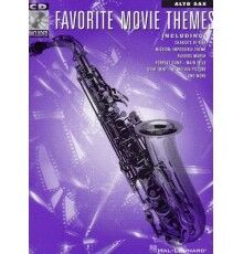 Favorite Movie Themes Alto Sax Book/ Aud