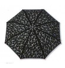 Paraguas Negro Plegable Claves de Sol