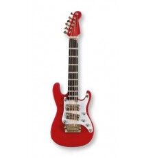 *Imán Guitarra Eléctrica Roja 3D