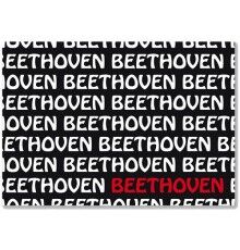 Postal Letras Beethoven