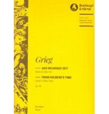 From Holberg's Time Suite in Olden Style