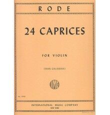 24 Caprices for Violin