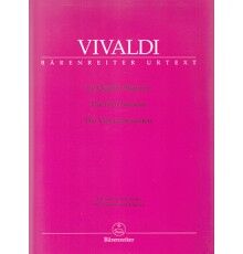 Le Quattro Stagioni/ Red. Pno. Le Quattro Stagioni/ Red. Pno.