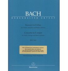 Konzert E-Dur BWV 1042/ Red.Pno.