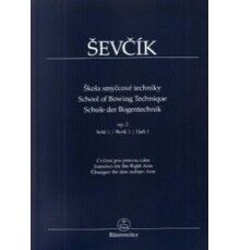 Sevcik School Of Bowing Technique Book 1 Opus 2 Didáctica