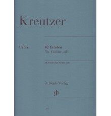 Kreutzer 42 Etüden Didáctica