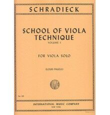 School of Viola Technique Vol. 1