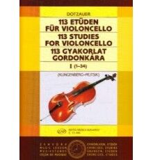 113 Studies for Violoncello I (1-34)