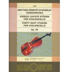Forty Easy Studies for Violoncello Op.70