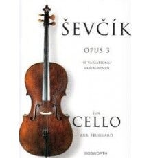 Sevcik Cello Studies Opus 3 40 Variations Didáctica